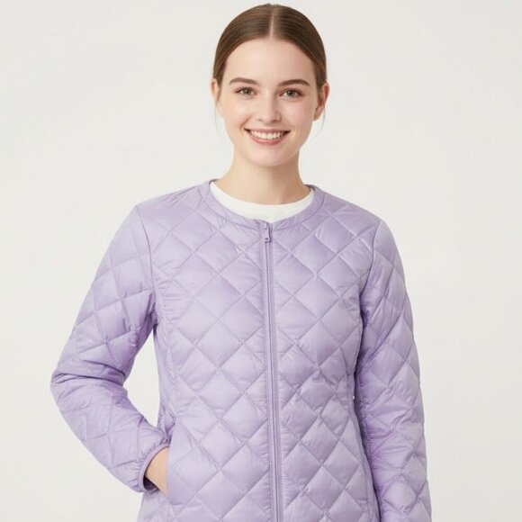 Uniqlo Jackets & Blazers - Uniqlo Women's Quilted Jacket - Lavender